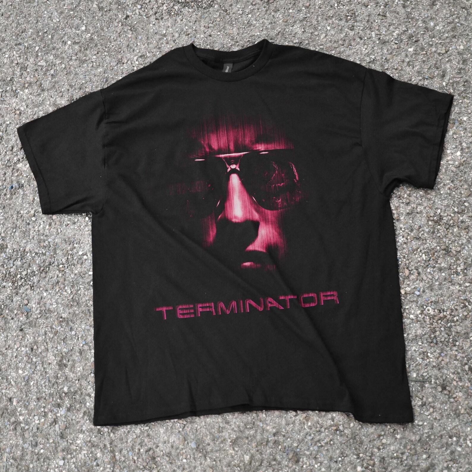 Terminator inspired Graphic Unisex Tee, Movie Shirt, Comic Book Gift, Retro Style Top, 80s Vintage Apparel, Sci-Fi Movie Cult 2XL