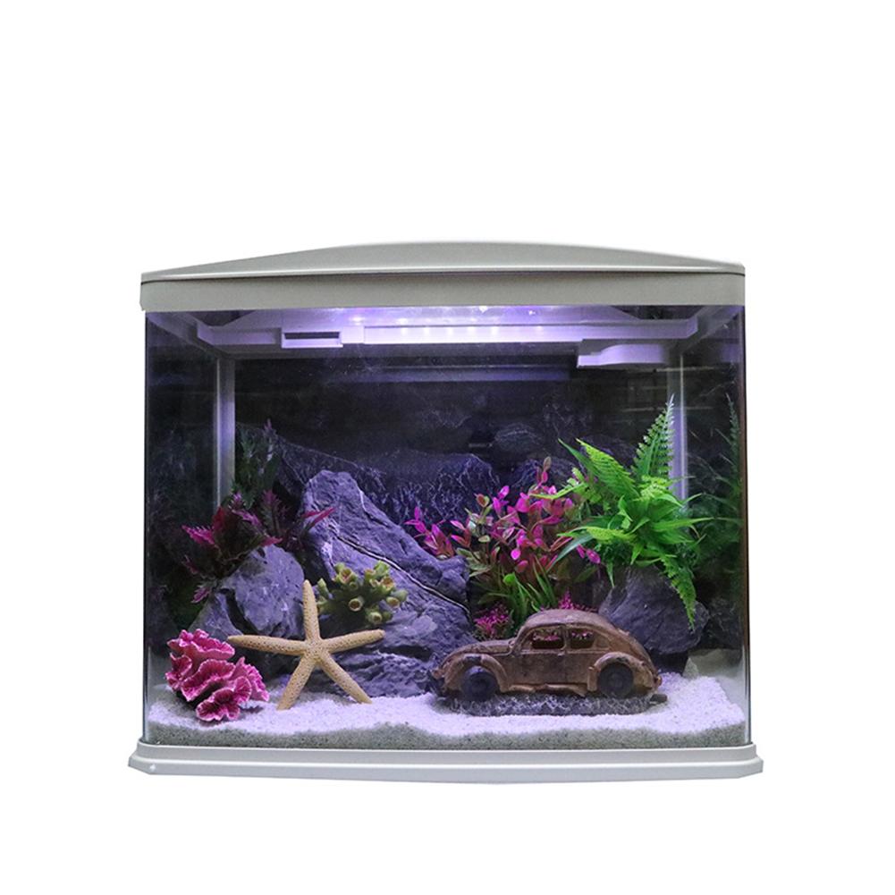 Fish Tank Decoration Ornaments Resin Simulation Car Wreck Oxygenation Pump Aquarium Landscaping Ornaments