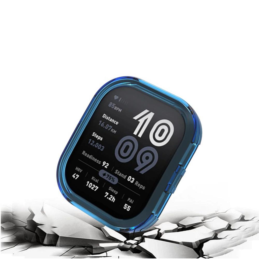 Protective Case For Huami Amazfit BIP6 Smart Watch soft TPU cases Cover Shell Bumper Hollowed Out Half Case Watch Case