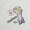 Cartoon canvas bag women's shoulder new student literary printed cloth bag handbag simple large-capacity shopping bag