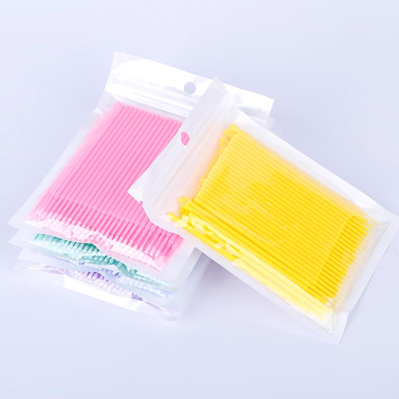 Lash Cleaning & Makeup Removal Swabs: Eyelash Perming, Tattooing, & Eyeliner Brush Tool