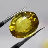 9.75 Ct Natural YELLOW Sapphire Oval Cut CERTIFIED Sapphire Rings Loose Gemstone AM-671