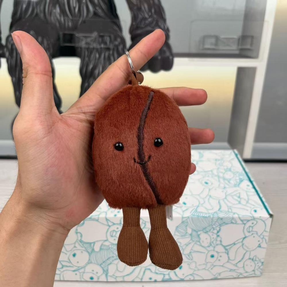 Zábavný želé plochý náhradní přívěsek croissantová koule klíčenka taška dekorativní plyšová hračka dárek