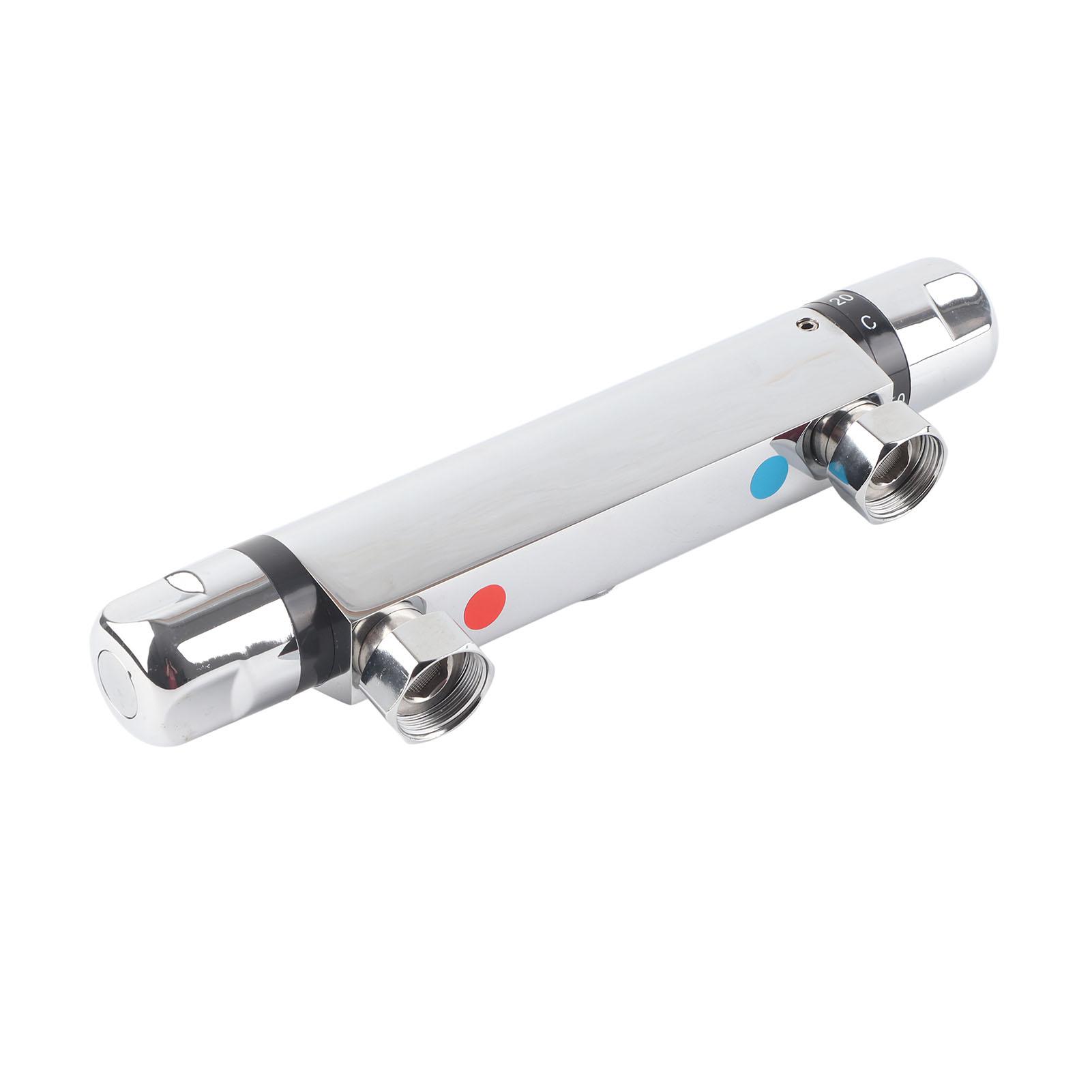 

Thermostatic Shower Valve Constant Temperature Hot Cold Water Mixer Valve Bathroom AccessoryPipe Oulet Up