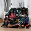 New Coraline Horror Cartoon Gift Soft Flannel Blanket,Throw Blanket Comfortable Blanket for Beds Sofa Home Bedroom Kids