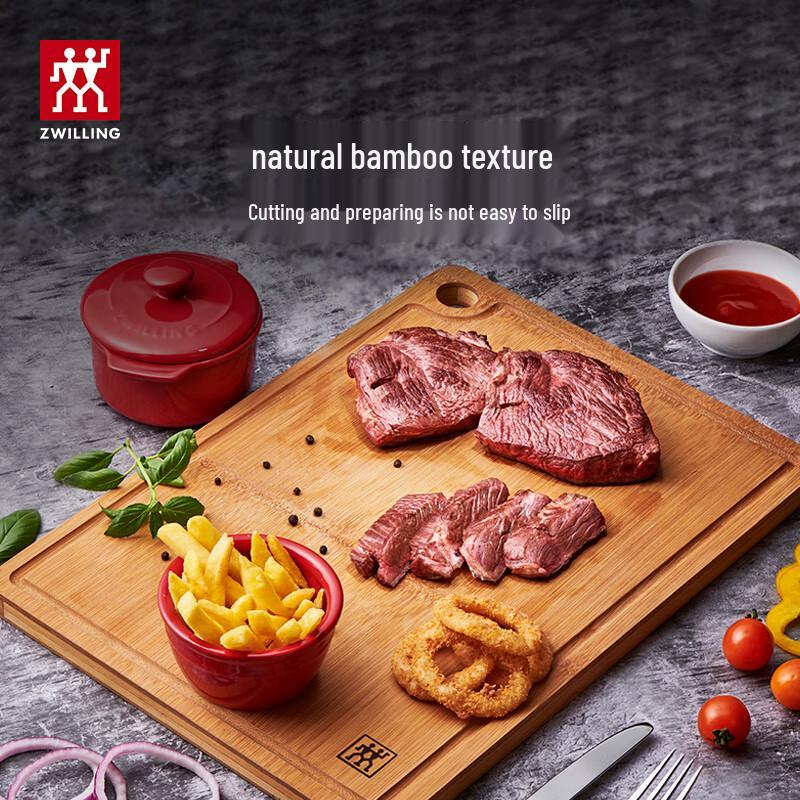 Большая бамбуковая разделочная доска ZWILLING с весами