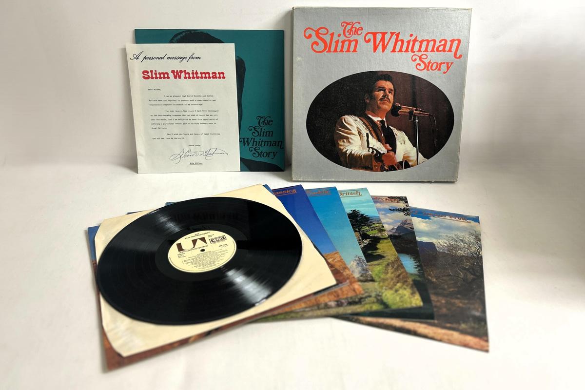 

LP Record SLIM WHITMAN Slim Whitman Story SM242 WORLD UK CountryFolk Used