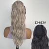 LISI GIRL Synthetische Natürliche Welle Kordelzug Pferdeschwanz Verlängerung 18 Zoll Lang Gewelltes Clip-In Pferdeschwanz Haarteil Für den Täglichen Gebrauch und Partys