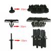 Car Fastner Clips Clips Interior Accessories 1 Set/78pcs Black
