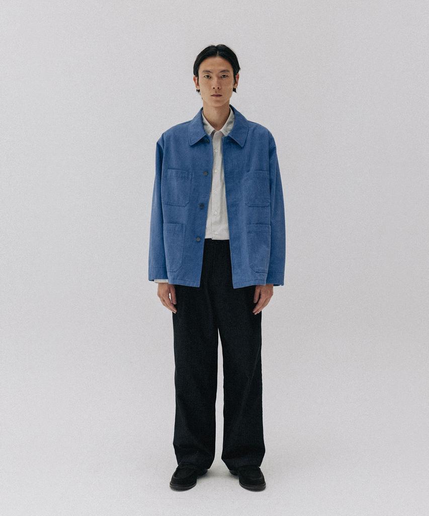 BLANKROOM Herringbone Twill Pants_Black