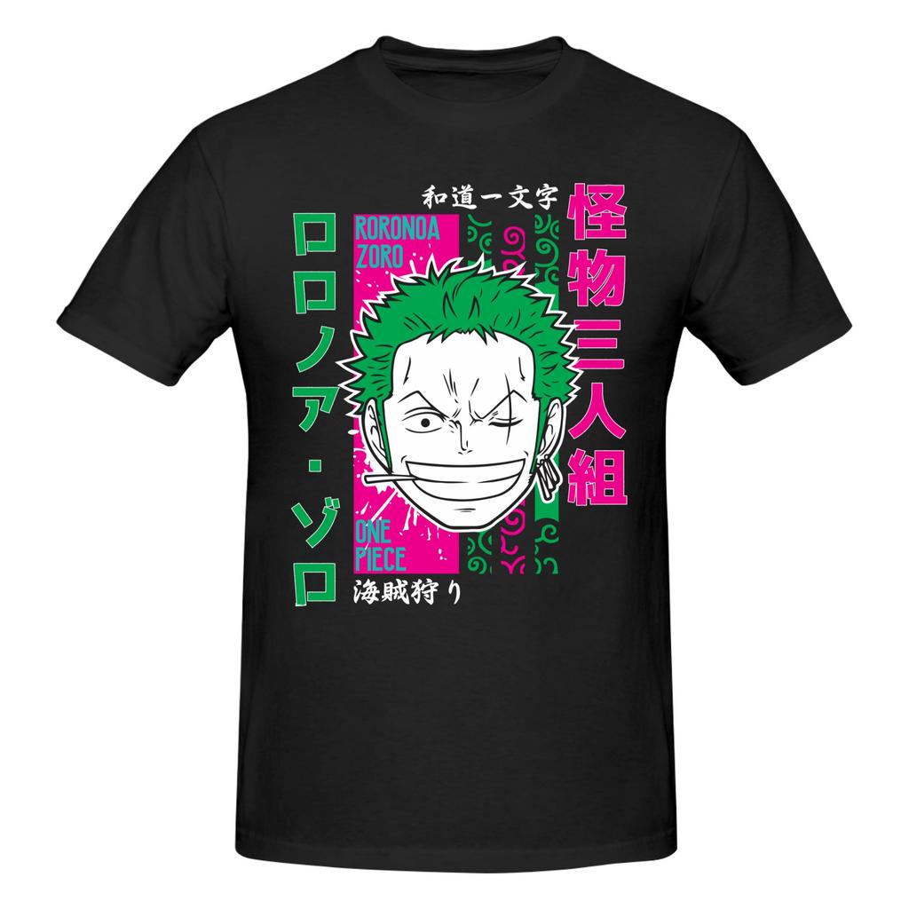 One Piece T Shirts Unisex Short Sleeve Luffy Tshirt Streetwear Casual Graphic Tee Tops 100 Cotton  Loose Oversized Clothes
