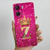 For Xiaomi Redmi 13C 4G Phone Case 13C Crown Initial Letter Silicone Soft Back Cover For Redmi 13C 13 C 4G Poco C65 Coque Capa