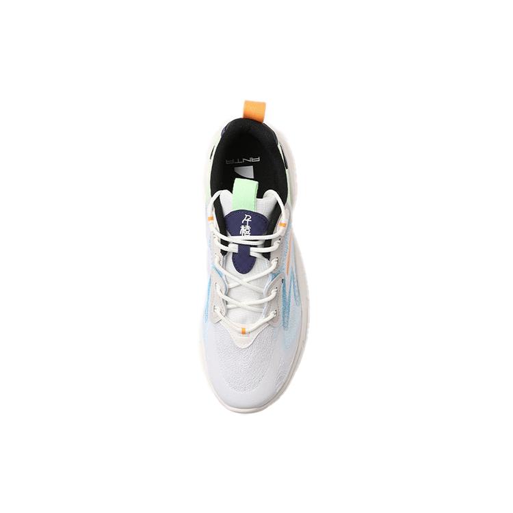 Anta Life Collection Slip Resistant Abrasion Resistant Low Top Chunky Sneakers Men's Blue White 112128891-3