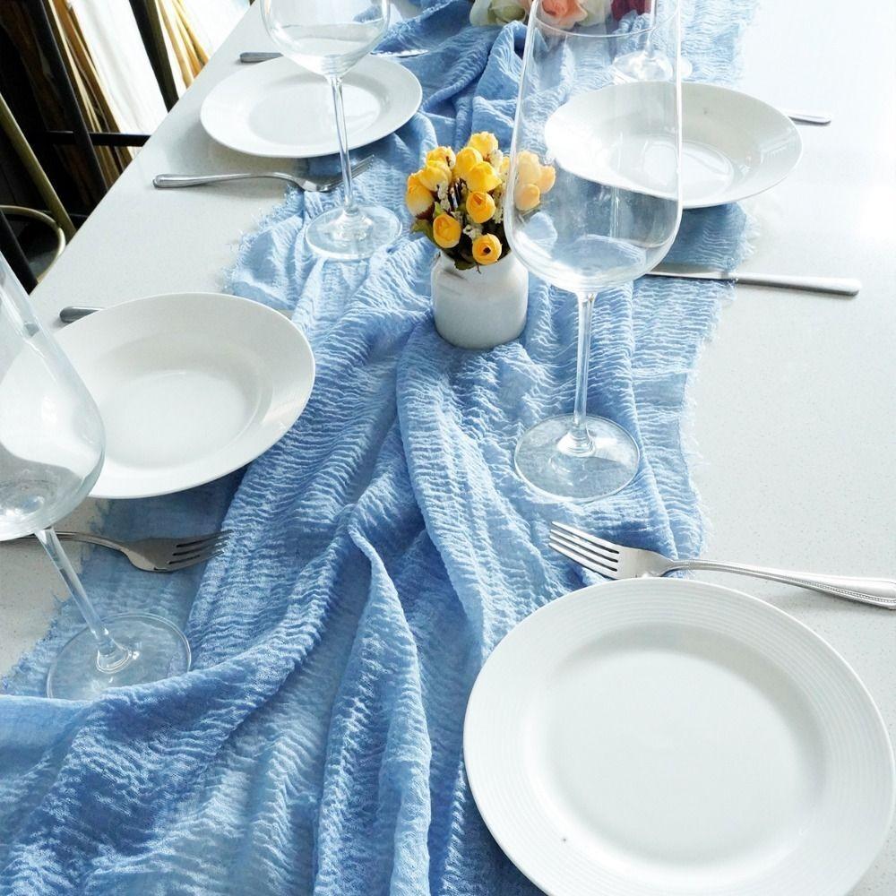 Bohemian Long Table Runners Rustic Sheer Runner Table Cover New Tablecloth