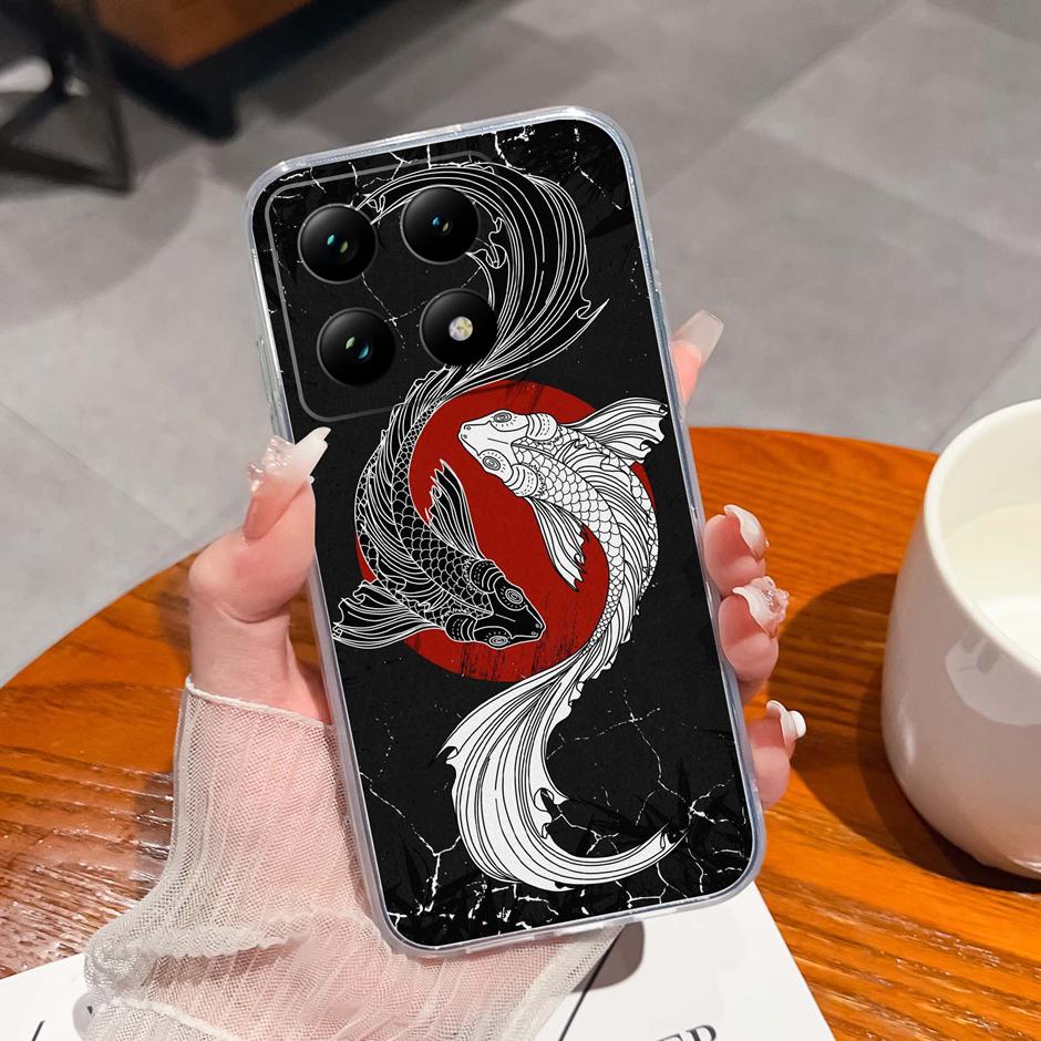 Case For Xiaomi 15T 15T Pro Adorable Astronaut Cat Anti-Fingerprint Fashion Transparent Housing For xiaomi15t 15tpro Protector
