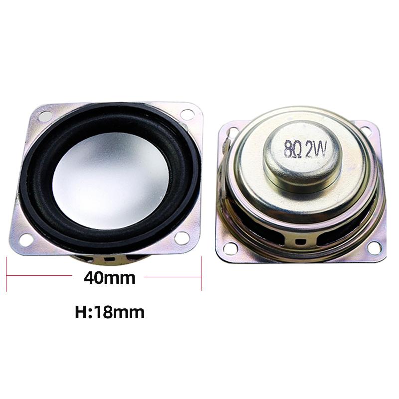2PCS Ultra-Thin Mini Speaker 8 Ohms 2 Watt   8R 2W  Diameter20mm 40mm 50mm  66mm 77mm Loudspeaker  DIY Modification Loudspeakers