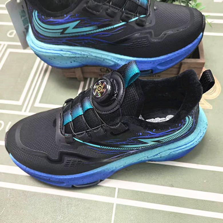 Annabelle Kids' Winter 2025 Sports Shoes: Boys' Button Running Shoes for Middle and Big Kids.