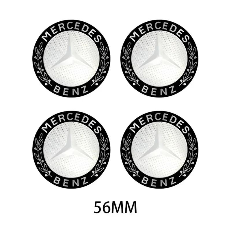 XBLVF1 C200 E200 New For Mercedes Benz 4Pc 56mm/65mm Car Wheel Center Hub Cap Auto Rim Covers For Mercedes Benz C180 C200 C260 C300 W10