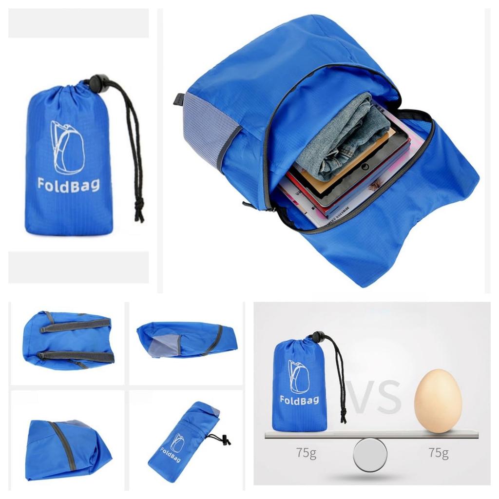 [Getrays] Ultralight Foldable Backpack 20L, Durable Compact Packable Trekking Backpack, Unisex Waterproof Lightweight Travel Daypack, Outdoor Camping