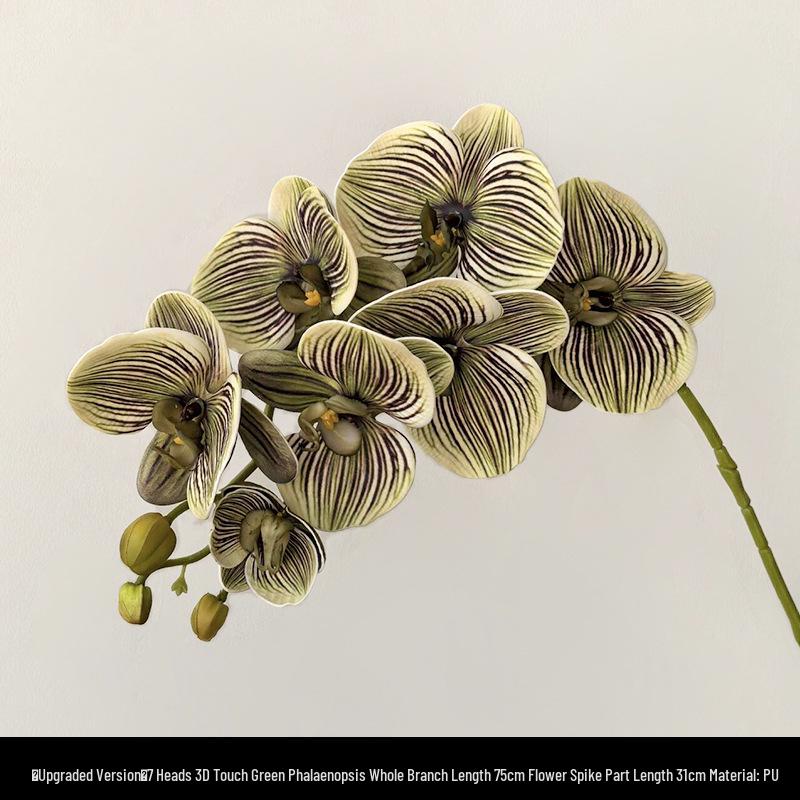 Light Luxury Phalaenopsis Artificial Floral Arrangement for Dining Table Decoration