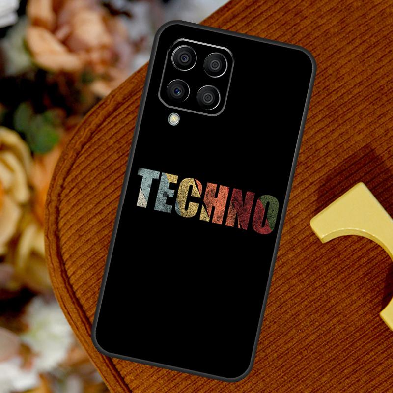 Love Techno Music Quotes For Samsung Galaxy M32 M52 M12 M55 M15 M13 M23 M33 M53 M20 M21 M51 M34 M54 M30s M31s Case