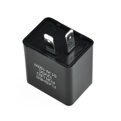 PVC Plastic LED Flasher Relay For Cars Or Motorcycles To Fix The Fast/rapid Flashing Turn Signal 0.02A-10A 12V LED Flasher Relay