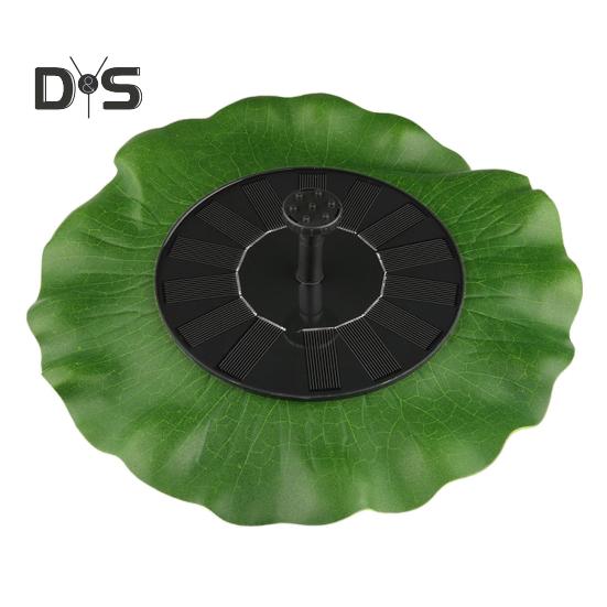 Fontanna solarna Lotus Leaf 1,4 W, pompa do kąpieli ptaków, regulowany przepływ wody, pływająca pompa do fontanny zewnętrznej do ogrodu, stawu, basenu, akwarium