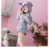 18CM Anime Rem Emilia Cat RE: Zero Starting Life In Another World Figure Different Version Static Toys Japanese Dolls