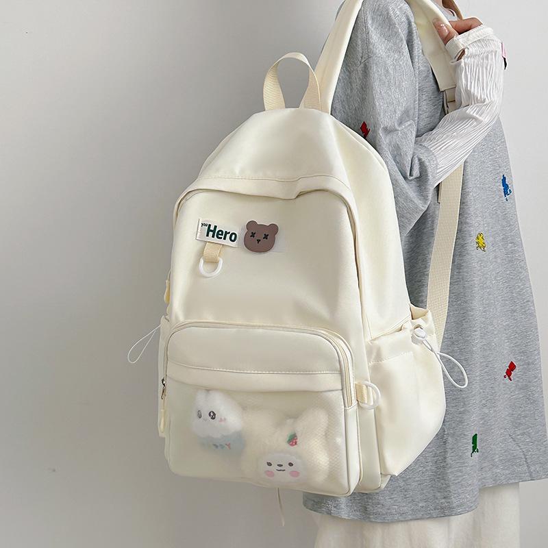 Mochila Transfronteiriça Leve e de Grande Capacidade para Estudantes - Ideal para Ensino Fundamental II, Ensino Médio e Faculdade.