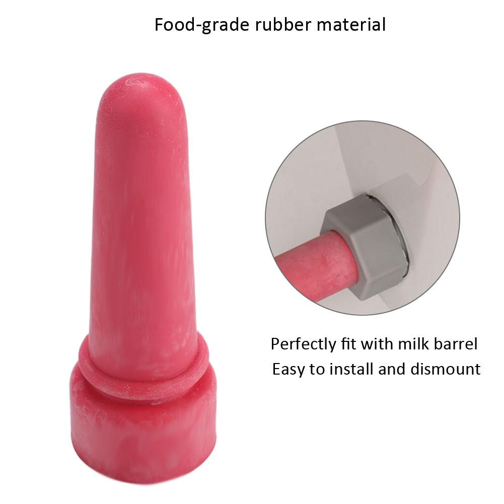 5pcs Animal Feeding Supplies Little Cow Calf Milk Nipple 6.9cm Length Rubber Milk Drink Nipples