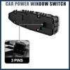 Power Window Switch, Front Left Driver Side Window Control Switch No.A2229056800 for Mercedes-Benz C300 2015-2020 Silver Tone, 1 Pc