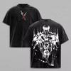 Zenin Maki Jujutsu Kaisen T-shirt Fushiguro Toji Vintage Lavata Oversize T-shirt Abbigliamento Uomo Magliette Top