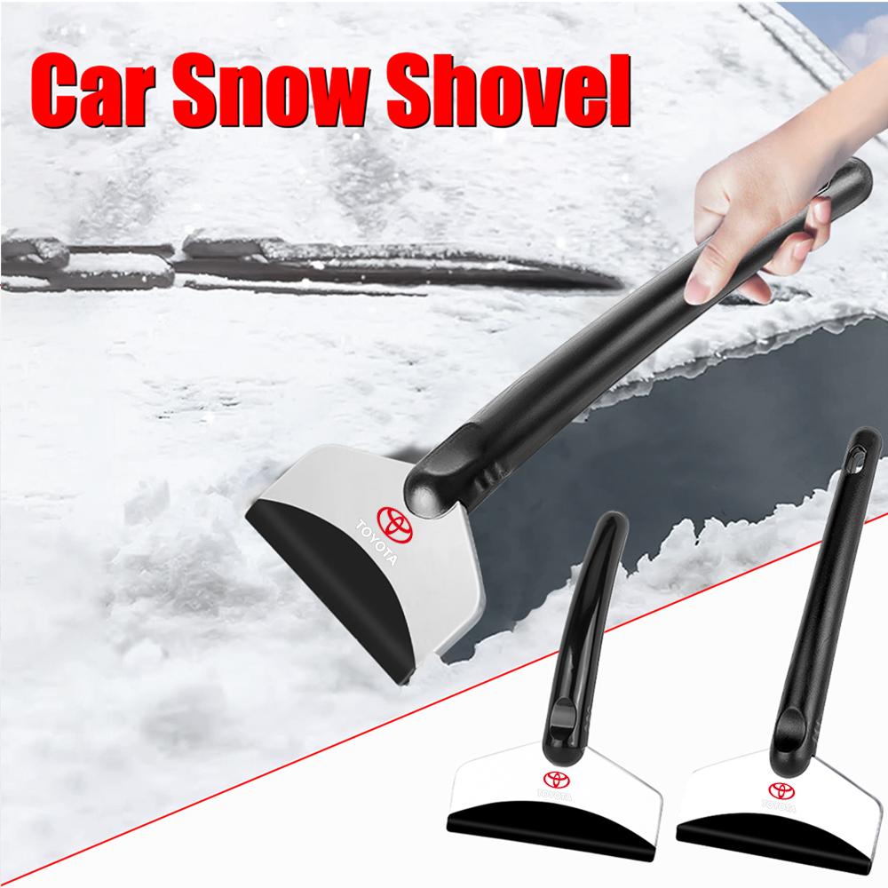 Pala da Neve per Auto Raschietto per Ghiaccio per Parabrezza Strumento per Raschiare il Ghiaccio Auto Multifunzione Per Toyota Corolla Yaris Chr Auris RAV4 Camry Highlander Prado