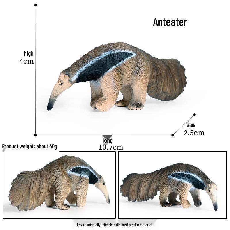Animal Simulation Toys: Capybara, Beaver, Pangolin, Armadillo, Badger, Anteater, Otter, Aardvark, Skunk, Tapir