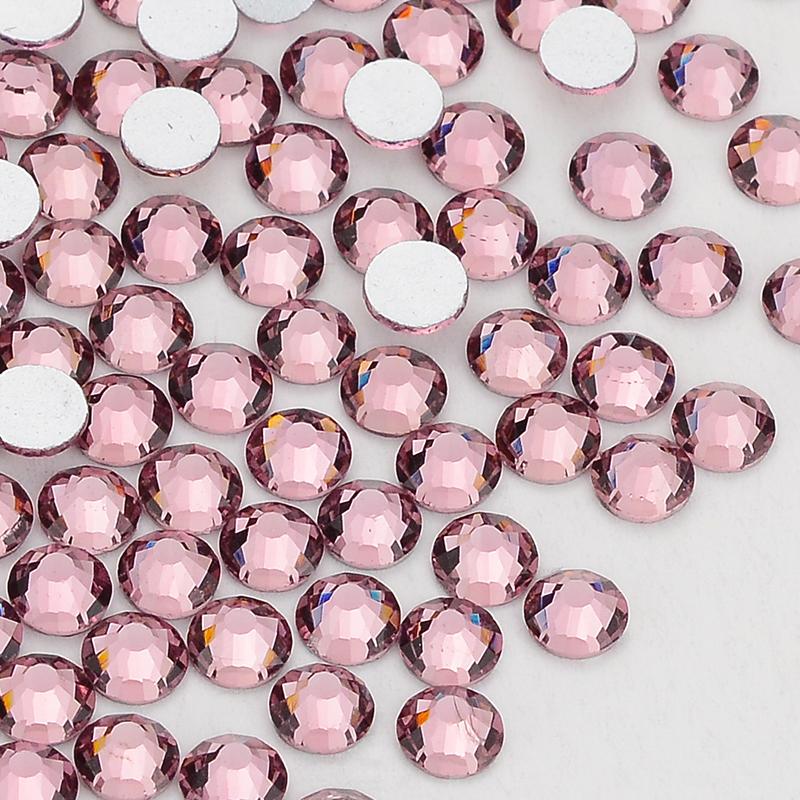 High Quality Non Hotfix Rhinestone Diamond Strass Flatback Glass Crystal Rhinestones Bulk for Cloth DIY Crafts