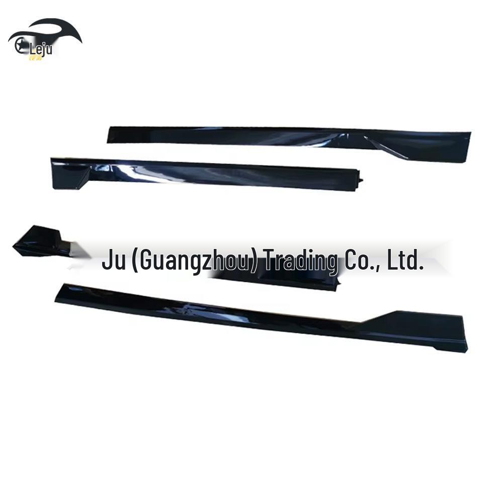 TRD Sport Style Side Skirt Set for 2018-2022 Toyota Camry - Black with Red Edge