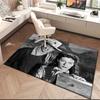 1pz Tappeto John Wayne e la Cowgirl Western per Soggiorno Camera da Letto Casa Decorazione Divano, Tappetino Antiscivolo per Giochi Bambini