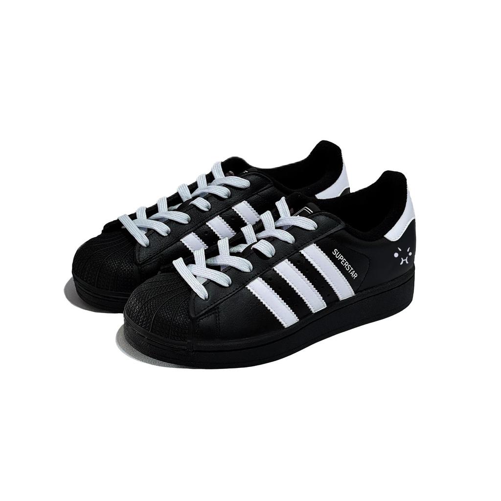 Adidas Originals SUPERSTAR Pieces Low top Skateboard Shoes Unisex Black Blue EG4959(Team85-)