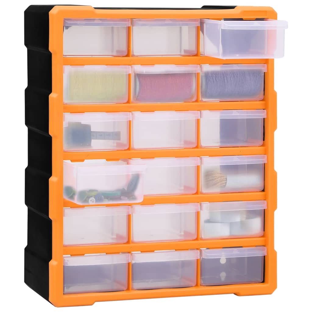 Multi Drawer Organizer 18 Drawers 38 x 16 x 47 cm