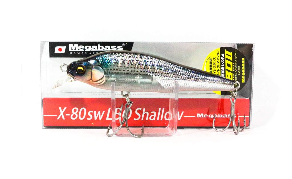 Megabass Minnow LBO SHALLOW GG Mullet 38860 Lure X-80SW