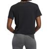 Adidas T Shirts Women's Black Crew Neck Moderate ED8158