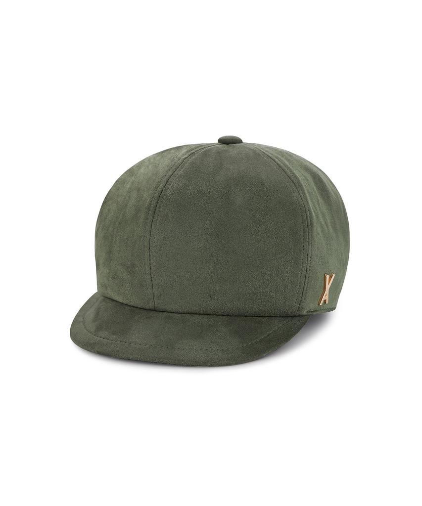 Bajal Va Studded Easy Fit Newsboy Cap Khaki