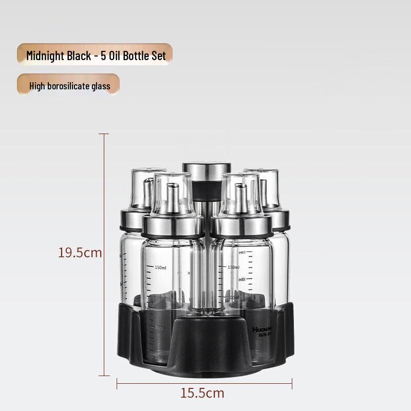 Rotating Kitchen Spice Organizer Set