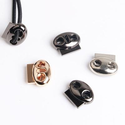 High-Grade Metal Pig Nose Buckle Spring Buckle Sweater Hat Rope Stop Rope Elastic Buckle Shoelace Adjustment Buckle Clothing Accessories