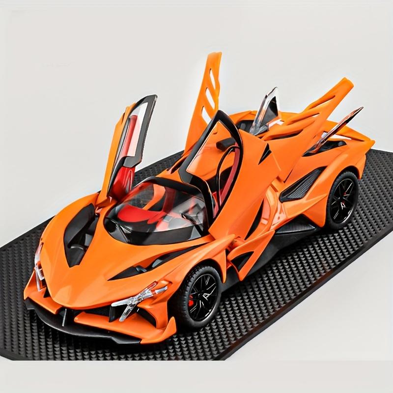 1:24 Apollo Project EVO Electroplated Diecast Alloy Model Car Metal Sound Light Children's Toys Collections Hobby Birthday Gifts For Boys