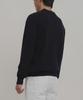 GOLDPERCENT Viscose Soft Cozy Collar Knit (Navy, Men)