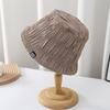 Hat Female Spring and Autumn Pleated Bucket Hat Female Face Small Versatile Plain Color Bucket Hat Tide