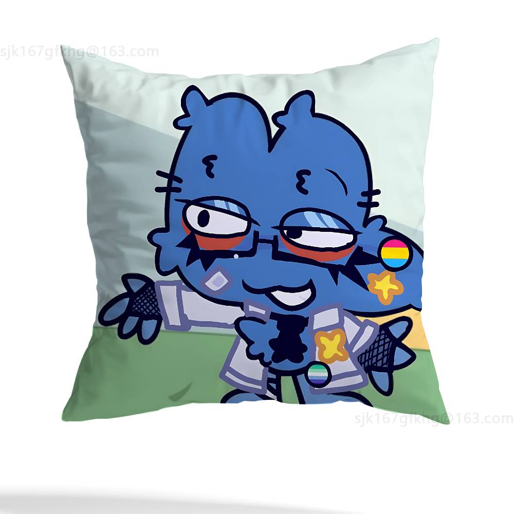 Funny Bfb X and Four pillowcase casual style decoration, suitable for home decoration (excluding pillow core)