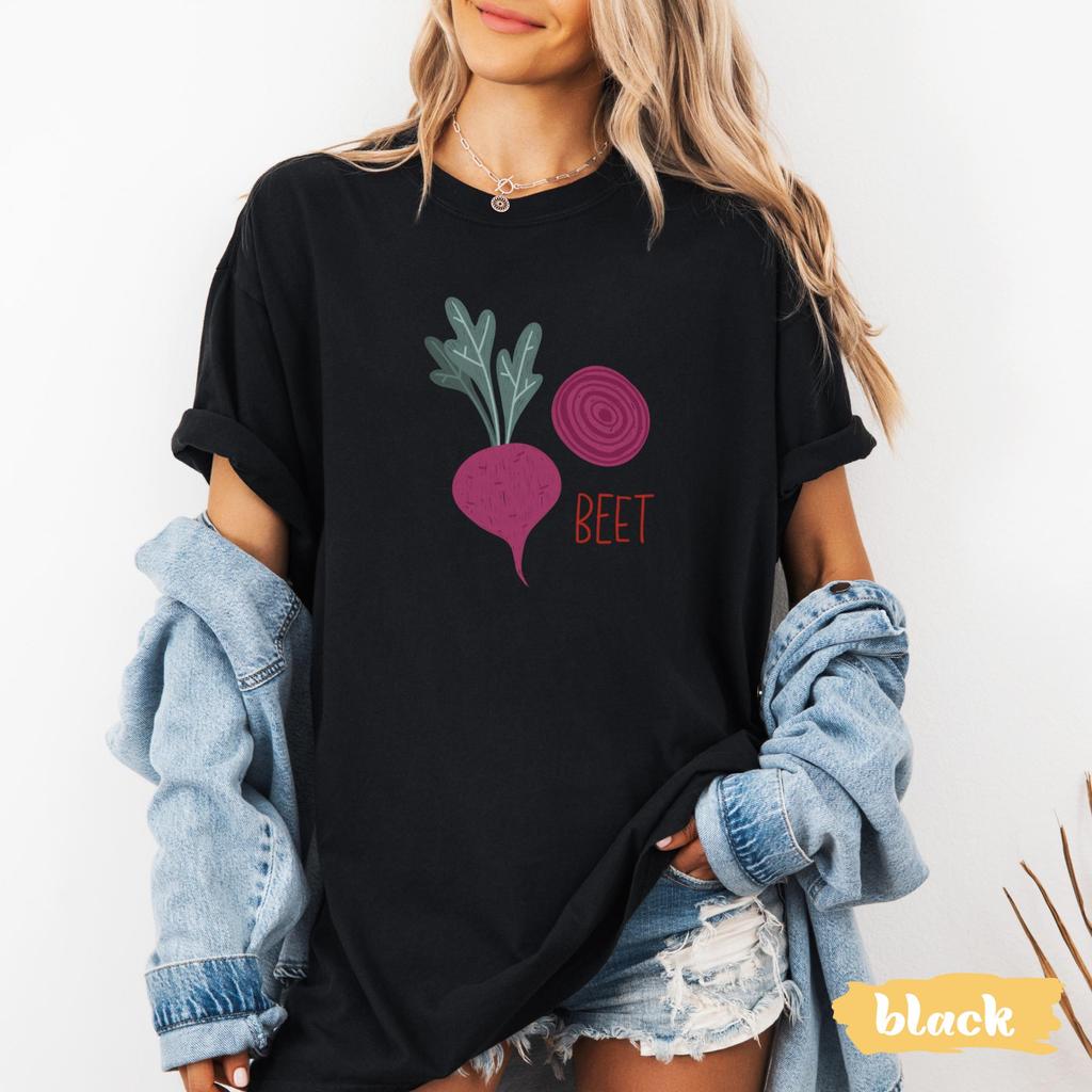 Plus Size Summer Womens Vintage Beet Graphic TShirt Cotton Breathable Stylish Versatile Street Style