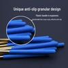 Titanium-Plated Diamond Needle File Set: Flat, Round, Bevel & Triangle Files for Metal Grinding.